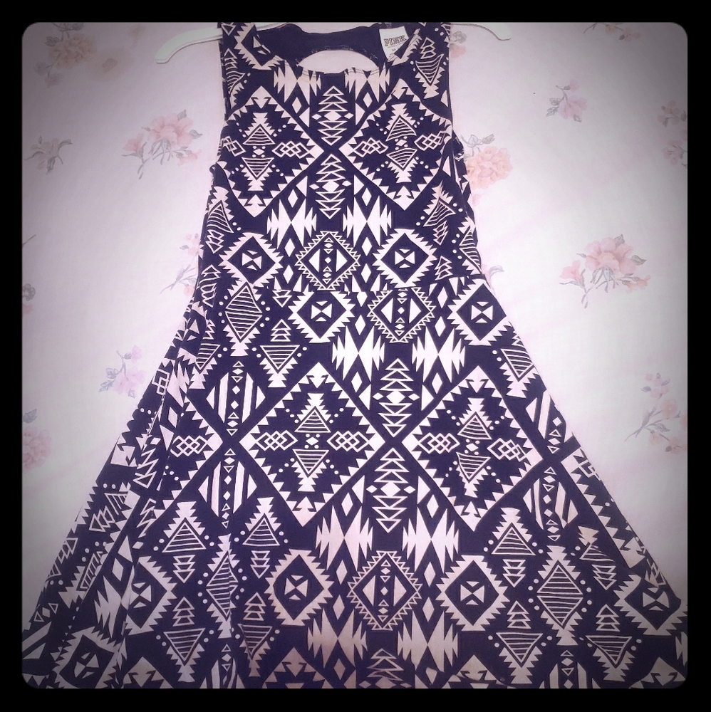 Aztec mini dress
